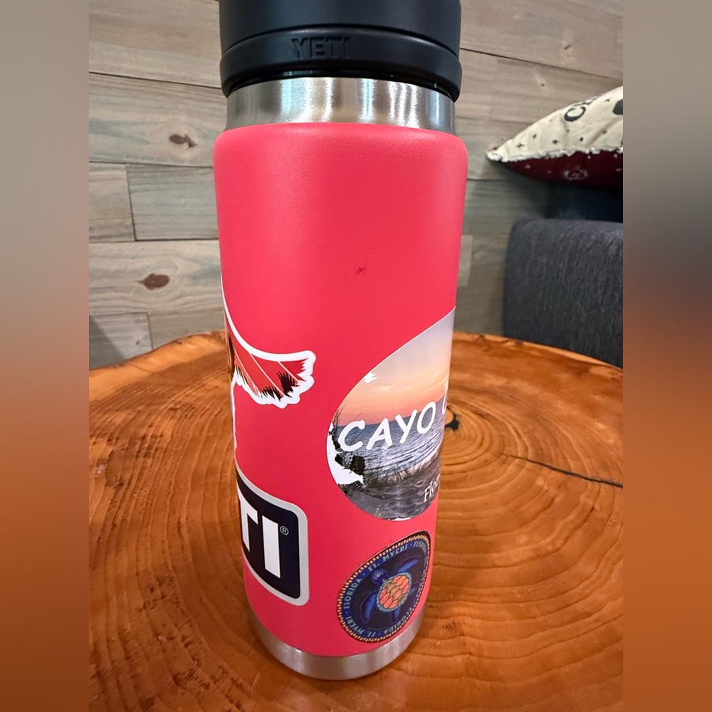 Yeti Pink Stainless Steel Water Bottle - Picture 2 of 7